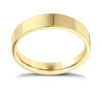 9ct Yellow Gold Extra Heavy Flat Court 8mm Ring