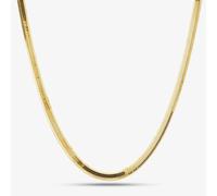 9ct Yellow Gold Flat Snake Chain HBFS-400-9Y-16-18