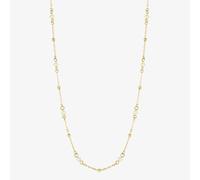 9ct Yellow Gold Freshwater Pearl & Ball Necklace GN367W