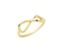 9ct Yellow Gold Infinity Ring RN1651 - Polished Quality | Acotis - Size M