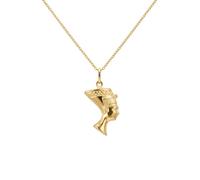 9ct Yellow Gold Nefertiti Egyptian Queen Pendant Charm 25mm Height 12mm Width Fine Jewellery