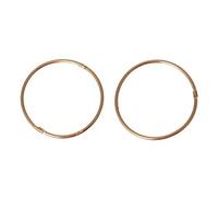 9ct Yellow Gold Polished Hinged Sleeper Earrings - 13mm