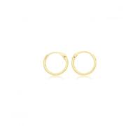 9CT Yellow Gold Sleepers ES155 - Bold Statement | Acotis Diamonds - Size 06