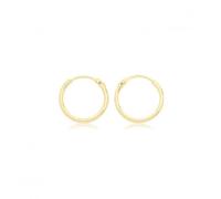 9CT Yellow Gold Sleepers ES155 - Bold Statement | Acotis Diamonds - Size 08