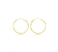 9CT Yellow Gold Sleepers ES155 - Bold Statement | Acotis Diamonds - Size 10