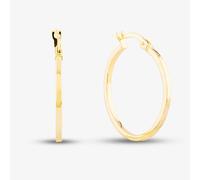 9ct Yellow Gold Square Tube Hoop Earrings ST-ER580