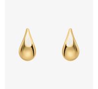 9ct Yellow Gold Tear Drop Stud Earrings GE2470