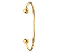 9ct Yellow Gold Torc Bangle BN116 - Distinctive Detail | Acotis