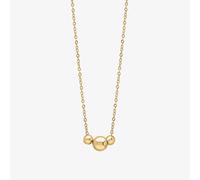 Elements Gold GN396 Trilogy Ball Chain Necklace in 9ct Gold