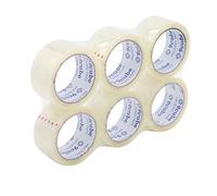 9Cube 6 Clear Packing Tape, Strong Thick Secure Water Resistant, For Carton Moving Home Parcel Packaging Adhesive Cardboard Wrapping Sellotape, General Purpose Shipping Postage Tape