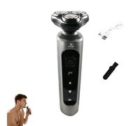 9D Electric Razor for Men,2025 Upgrade Electric Shavers, Cordless Rechargeable 9D Shaver for Men, Wet/Dry Mens Shaver, Waterproof Electric Razor Grooming Kit (Sliver)