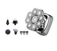 9D Head Shavers for Bald Men, 5-in-1 Electric Men's Rotary Shavers, IPX7 Waterproof Multifunctional Grooming Kit with LED Display,Wet&Dry Use Type-C Charging