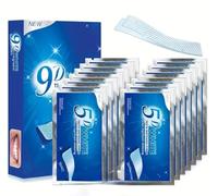 9D White Teeth Whitening Strips, 28 Pairs with Tongue Cleaner, Professional White Smile