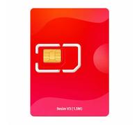 9ESIM V3 Flagship eSIM Card for Unlocked Android, 1.5MB Storage - SIM to eSIM Adapter, 50 Profiles, Premium Chip, Offline STK Menu, Unlimited Downloads, Pre-Cut, Global Travel USA/Europe/Japan/China