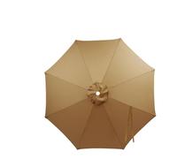 9ft/10ft/11ft/13ft Cantilever Umbrella Replacement Canopy, 6/8 Ribs Market Umbrella Top Cover, Replacement Canopy, UV/Waterproof Vented Fabric, for Garden Backyard(Ochre,(6Rib)270cm)