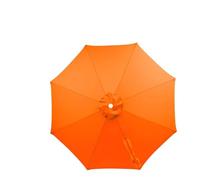 9ft/10ft/11ft/13ft Cantilever Umbrella Replacement Canopy, 6/8 Ribs Market Umbrella Top Cover, Replacement Canopy, UV/Waterproof Vented Fabric, for Garden Backyard(Orange,(6Rib)270cm)