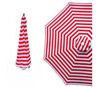 9ft 10ft 11ft Outdoor Patio Umbrella Replacement Canopy Cover 8 Ribs Sunshade for Pool Beach Garden Striped Red 2.5m/8ft Cantilever Parasol Top Cover