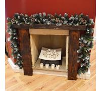 9ft/270cm Frosted Glacier Christmas Garland