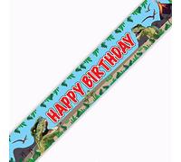 9ft Banner Jurassic Dinosaur Happy Birthday