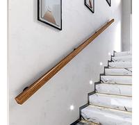 9ft Indoor Wooden il Kit - Non-Slip Pine Stair Grab Rail, Wall-Mounted Barrier-Free Support for Safe Staircase Access, & Comfortable for Long-Term Use