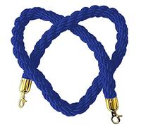 9ft Nylon TwistedDivider RopeDetive nch Rope for Crowd Control Commercial Safe Ber for Reurants Theaters & Dressing Rooms Blue Color