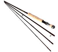 9ft or 10ft 5-6wt 7-8wt 4 Pieces Graphite Carbon Fiber Fly Fishing Rod Light Feel Medium Fast Action Freshwater Fly Rod (10ft 7/8wt)