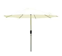 9ft Outdoor Patio Garden Parasol Round Table Umbrella Waterproof Windproof UV-Proof for Terrace,Courtyard,Market,Wine Red/Dark Green/Khaki/White