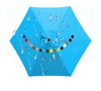 9ft Patio Umbrella Canopy Replacement - Weather-Resistant Sunshade Cover for 6/8 Ribs Outdoor Market Parasol Fits 3.0m/9.8ft Umbrellas Durable & Stylish