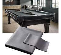 9ft Pool Table Felt Cloth, Ultra-Durable Billiard Cloth, 6 Pre-Cut Strips, Easy DIY Replacement Cover