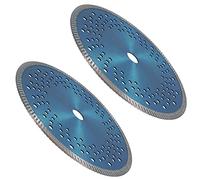 9in / 230mm Dry and Wet Turbo Cutting Disc Porcelain Ceramic Granite Marble 2pk