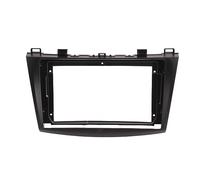 9in Car Navigation Panel Frame Dash Fascia Replacement for 3 2010-2013 - Durable ABS Plastic, Precise Fit, Easy Installation for Stereo Upgrade