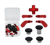 9in1 Elite 2 Controller Paddles for Xbox Elite Series 2/ Series 2 Core/ Series 1 Controller , Elite 2/ 2 Core/ 1 Controller Accessories Parts with 4 Paddles, 4 Thumbsticks, 1 Standard D-Pads (Red)