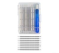 9in1 Magnetic Dual Ended Screwdriver Bit Set 110mm for Eyeglass Repair, Smartphones and Small Appliance Maintenance