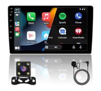 9inch 2+32GB IPS Full Touch Screen Android Car Radio Audio Video Stereo Player for Double Din Raido Model with CarPlay Android Auto WiFi BT MirrorLink Split Screen PIP GPS Navigation