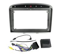 9inch 2 Din Face Frame For PEUGEOT 308 408 2008-2016 Car Radio Stereo Center Control Dashboard Fascia Panel Dash Kit