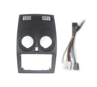 9inch 2 Din For NISSAN For Qashqai 2006-2013 Android Car Radio Frame Kit Stereo Dash Panel Mounting Head Unit Trim Bezel Car Radio Fascia(Fascia and cable)