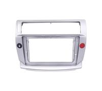 9inch Car Radio Fascia Frame Adapter Audio Panel Mounting Trim For Citroen C4 LA LC For C-Triomphe For C-Quatre 2004-2014 RESPUNEKBAH(Only silver Frame)