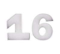 9inch Cardboard Number Fillable Paper Mache Sweet Candy Treat Tray Birthday Anniversary Decorative Box (16)