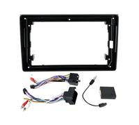 9inch For A4 S4 For RS4 8E 8F B9 B7 Face Frame 2 Din Car Radio GPS Stereo Center Control Dashboard Fascia Panel Dash Kit Car Radio Fascia