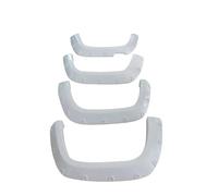 9Inch For Fenders Flare Car Mudguard For VW For Amarok 2009-2018 2010 2011 2012 2013 2014 2015 2016 2017 Double Cabin IENQBVL(White)