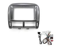 9Inch For LEXUS LS430 2001-2006 Car Radio Fascias Stereo Frame Player 2 Din Head Unit Panel Dash Trim With Cable Canbus Car Radio Frame Installation Kit(High -end canbus)
