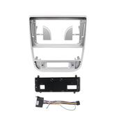 9Inch For PEUGEOT 406 1999-2004 Car Radio Fascias Android GPS MP5 Stereo Player 2 Din Head Unit Panel Dash Frame Installation Car Radio Fascia(Silver frame Cable)