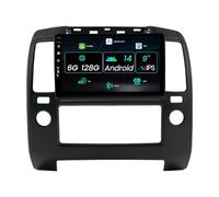 9Inch IPS Car Radio Stereo Android 14 for Nissan Navara D40 2006-2012 - Built-in Carplay/DSP - Free 4 LED Camera MIC - [6G + 128G] - 2 Din - Supports DAB SWC 4G WiFi BT 360 Camera GPS