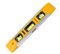 9Inch Magnetic Edge Spirit Level 230mm Torpedo Small Brick Line Ruler Bubble Level High Accuracy Leveling Precision Measuring Lightweight DIY Tool