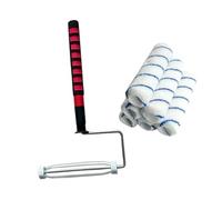 9inch Paint Roller Frame Adjustable Telescopic Handle Ergonomic Grip for Concrete Driveway Extendable Painting Tool Professional Roller Set