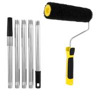9inch Plaster Roller, Drywall Compound Roller, Drywall Textured Roller with Comfort Ergonomic Handle, Manual Applying Putty Roller Brush for Wall and Ceiling Surface