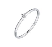 9K Gold Rings, Vintage Wedding Bands for Women 375 White Gold with White Round Shape Moissanite with Jewelry Box Size O 1/2