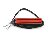 9K Twin Blade Dual Rail Humbucker Double Coil Pickup For FD ST Electric Guitar Replacement Multi-Colour Options(Red 1)
