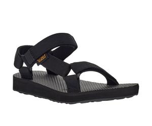 (9K UK, Black) Teva Kids Original Universal Adjustable Summer Outdoor Flip Flops Sandals