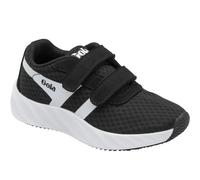 (9K UK, Black/White) Gola Performance Kids Draken Twin Bar QF Hook & Loop Trainers - Black/White